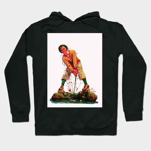 1932 Golf Illustration. Hoodie by ArtShare